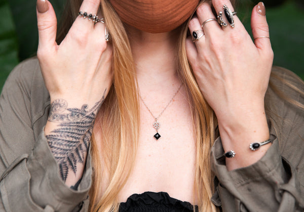 Filigree Onyx Necklace