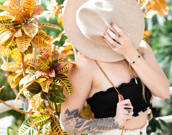 Onyx Open Cuff Bracelet