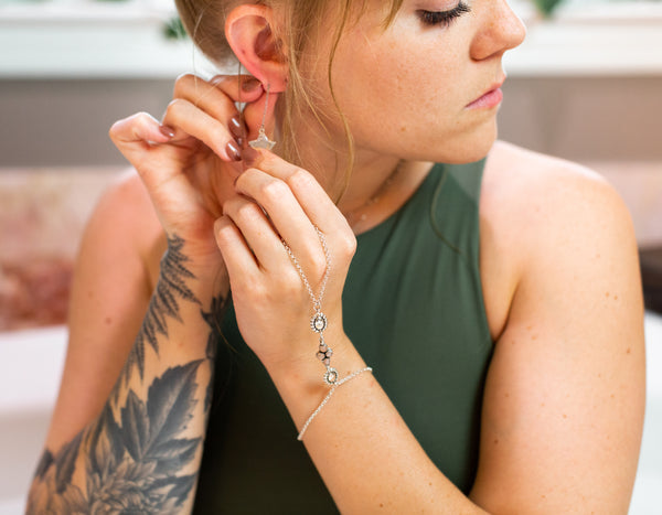 Peach Moonstone Hand Piece