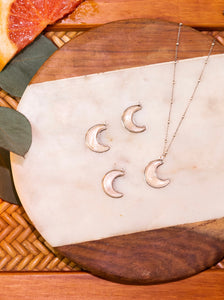 Mother of Pearl Crescent Necklace