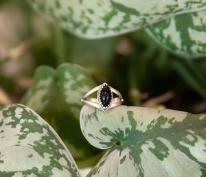 Onyx Evil Eye Ring