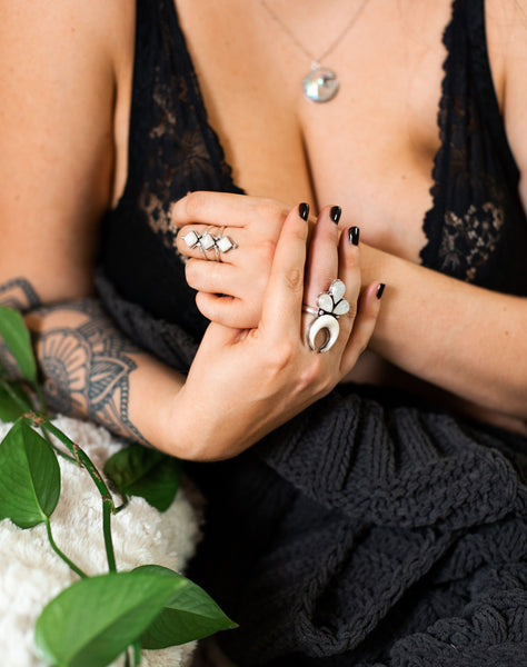 Custom Listing - Stay Wild Moon Child Ring