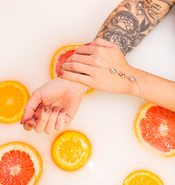 Peach Moonstone Hand Piece