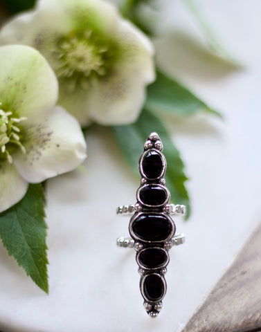 Biiggg Black Onyx Ring