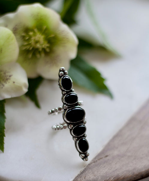 Biiggg Black Onyx Ring