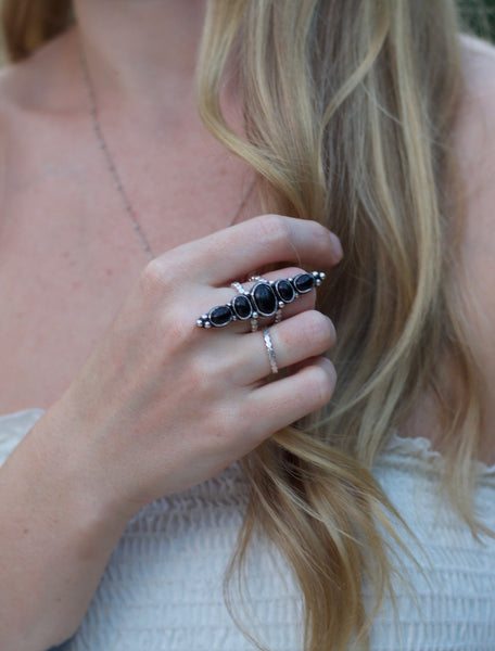Biiggg Black Onyx Ring