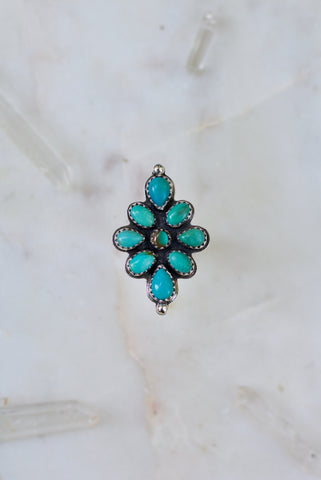Turquoise Compass Ring