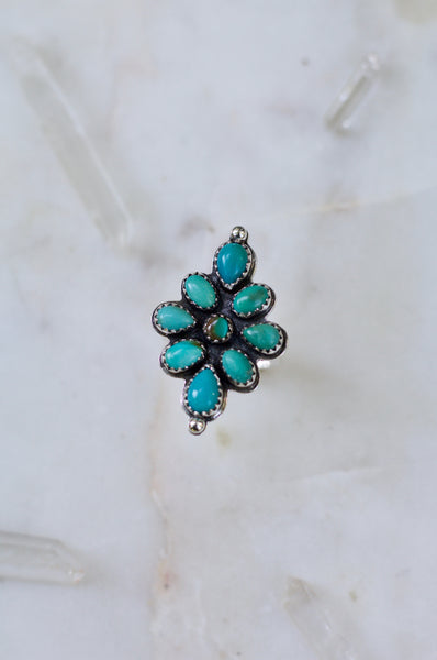 Turquoise Compass Ring