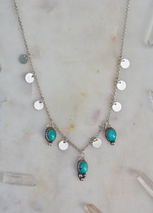Turquoise Bali Charm Choker