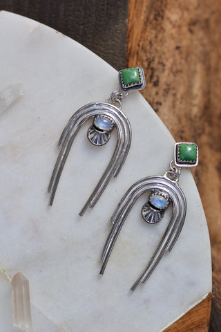 Turquoise + Moonstone Rainbows