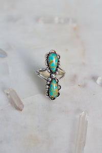Turquoise Infinity Ring
