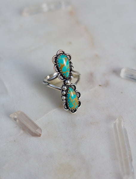 Turquoise Infinity Ring
