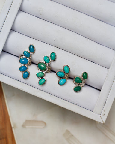 Turquoise Ear Cuffs