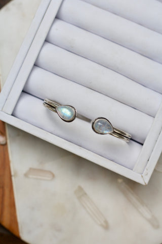 Moonstone Open Cuff Bracelet