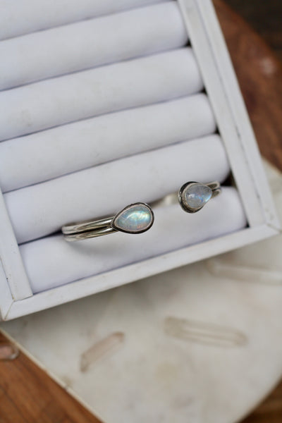 Moonstone Open Cuff Bracelet