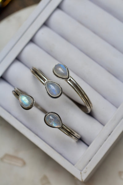 Moonstone Open Cuff Bracelet