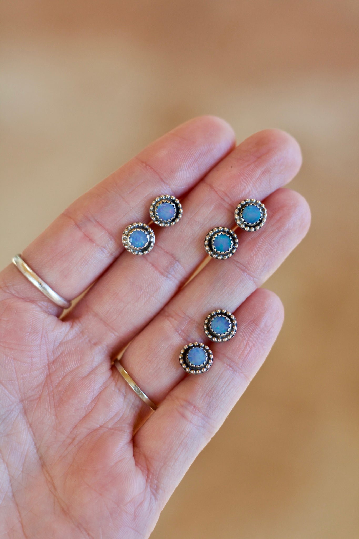 Opal Studs
